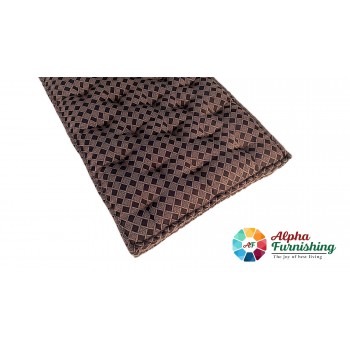Sale Active 3 x 6 Feet Box Type Cotton Mattress Single Bed For Back pain Relief| Rui ka Gadda - Golden Brown Color (36 x 72 Inch)